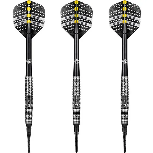 Shot Soft Darts Devon Petersen Wisdom African Warrior 80% Tungsten Softtip Darts
