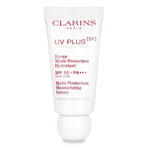 CLARINS UV PLUS Anti-Pollution SPF 50 Translucent 30 ml - Sonnenpflege mit hohem UV-Schutz, schützt vor Umwelteinflüssen und freien Radikalen für strahlend schöne Haut in der Stadt.