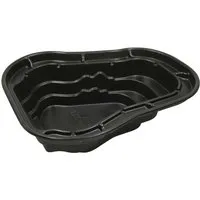 Ubbink Teichschale Ocean II - Fertigteich in schwarz, robust und frost- sowie UV-beständig mit integrierten Pflanz- und Sumpfebenen für ein optimales Biotop