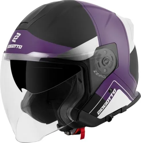 Bogotto H586 City-B Jethelm in lila von Bogotto