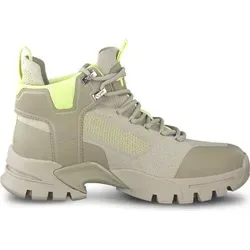 Tamaris Active Damen Trekkingschuhe - Wasserdicht und Bequem - Wanderschuhe in Beige, ideal für Outdoor-Abenteuer. Mit schnürbarem Design und wasserdichtem Obermaterial für optimalen Komfort.