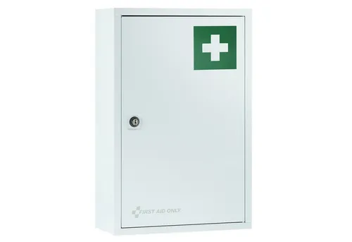 FIRST AID ONLY® Medizinschrank Weiß mit 3 Fächern