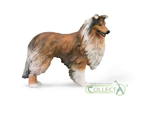 Collecta 88997 Rauer Collie 8 cm Hunde und Katzen