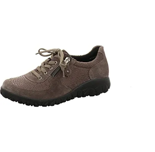 Waldläufer Adult HAVY braun Gr. 40 - Damen-Schnürhalbschuhe aus hochwertigem Echtleder für optimalen Tragekomfort und eleganten Stil.