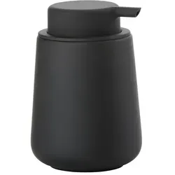 Zone Denmark Nova One Seifenspender schwarz - Eleganter Seifenspender aus Steinzeug mit Soft Touch Beschichtung, ideal für ein modernes Badezimmer. Teil der stilvollen Nova Badezimmer-Kollektion.