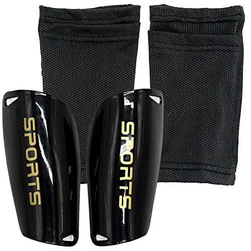 Schienbeinschoner Fußball Set，Kinder Schienbeinschoner, Schienbeinschoner Herren, Ergonomische Schienbeinschoner, umfassender SchutzFußball ausrüstung Set für Erwachsene Kinder von Verletzungen