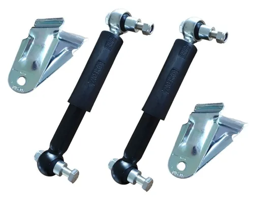 SET ALKO Achsstoßdämpfer Universal COMPACT bis 1500 kg Achslast AL-KO Nr. 282259 - Robuster Achsstoßdämpfer für Anhänger bis 1500 kg, ideal für stabilen Fahrkomfort und zuverlässige Leistung auf der Straße.