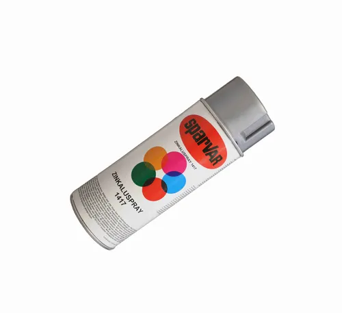 Sparvar Zinkaluspray 400ml Zink Aluminiumspray Grundierung Zink-Aluspray hell