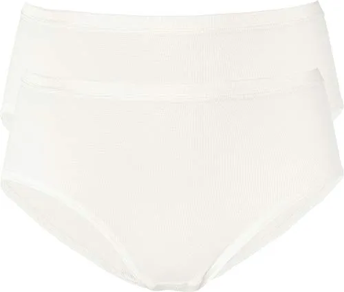 Erwin Müller Damen-Slip 2er-Pack Modal Natur Größe 34/36