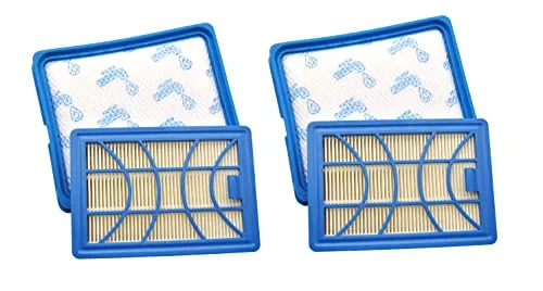 2x Filterset geeignet für Philips PowerPro Expert: FC9729, FC9741, FC9742, FC9743, FC9744, FC974, FC9746, Alternative für das Original: FC6042/01, FC8003/01