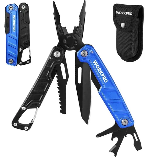 Multifunktionszange 11in1 faltbar Edelstahl Blau&schwarz