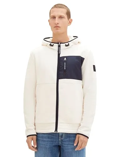 TOM TAILOR Kapuzensweatjacke CUTLINE FLEECE von Tom Tailor