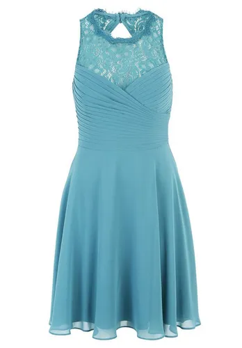 Vera Mont Sommerkleid blau L (42) - Stylisches Sommerkleid in Blau, Größe 42. Aus hochwertigem Polyester gefertigt, bietet es eine angenehme Passform und ist perfekt für warme Tage.
