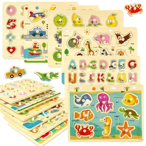 Holzsteckpuzzle von edutree