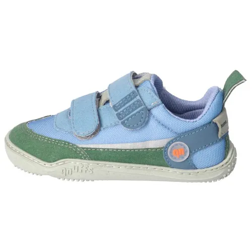 qnuffs Halbschuhe Textil Klettschuh blau/grün 24 EU - Bequeme Halbschuhe für Kinder in Blau und Grün mit praktischem Klettverschluss. Ideal für den Alltag und sorgen für einen sicheren Halt. Perfekt für aktive Entdecker!