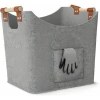 Feuerholz-Aufbewahrung von Black-Oak