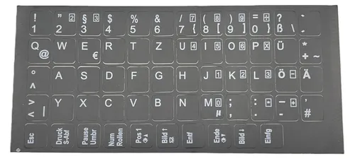 DEUTSCHE Tastaturaufkleber