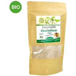 Akazienfaser Ballaststoffe Pulver - Nahrungsergänzungsmittel mit hochlöslichen Ballaststoffen für eine gesunde Verdauung und Unterstützung des Wohlbefindens.