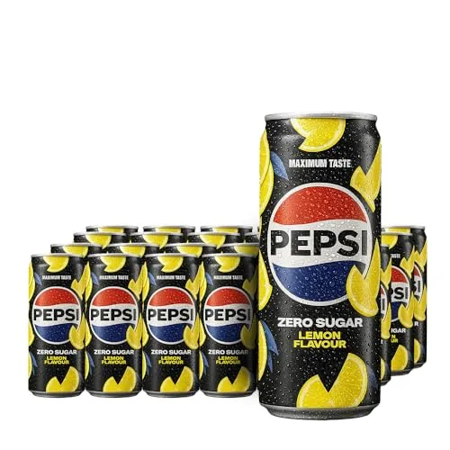 Pepsi Max Lemon Einweg-Dose (24 x 0,33 L) Zuckerfrei 24 x von Pepsi