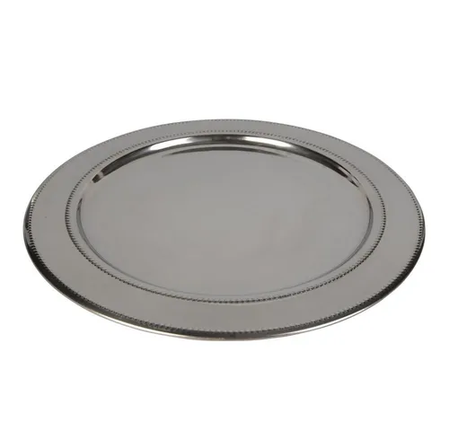 Ty® Dekoteller Dekoteller - aus Edelstahl - Ø = ca. 39 cm