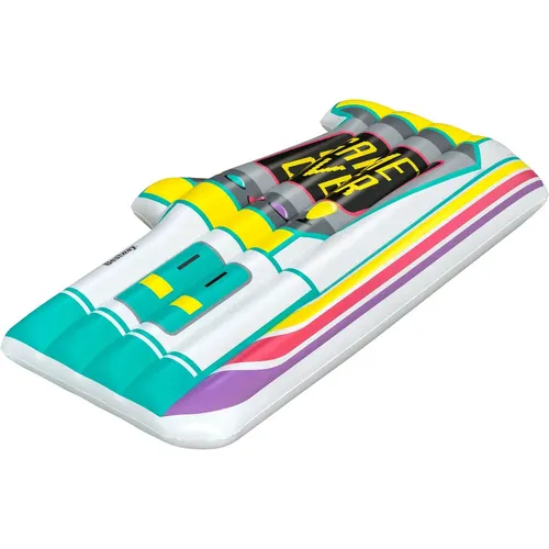 Bestway Aqua Arcade Luftmaratze - Spielware mit Videospiel-Design, aus strapazierfähigem PVC und stabiler I-Beam-Konstruktion, ideal für den Sommer. Maximale Belastbarkeit: 100 kg.