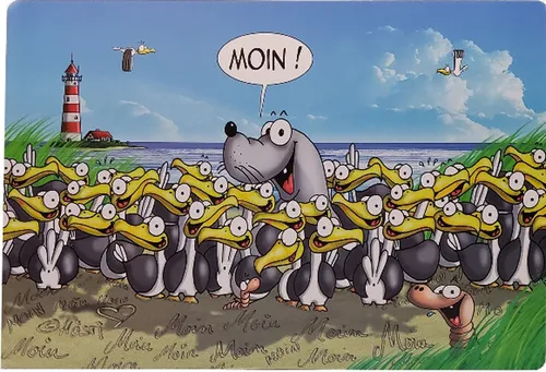 Hösti Platzset - Tischset Robbi Moin - ca. 44 x 30 cm