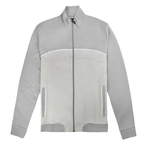BOSS Tracksuit Jacket 10269555 03 - Sportliche Eleganz - Moderne Tracksuit-Jacke aus 70% Baumwolle und 30% Polyester, ideal für Freizeit und Sport. Bequemer Schnitt für optimale Bewegungsfreiheit.