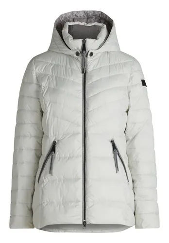 BETTY BARCLAY Damen Steppjacke mit abnehmbarer Kapuze - Sportliche Funktionsjacke in Rohweiß, taillierte Passform und abnehmbare Kapuze für vielseitige Kombinationsmöglichkeiten. Ideal für Alltag und Reisen, aus modernen, tierfreien Materialien gefertigt.