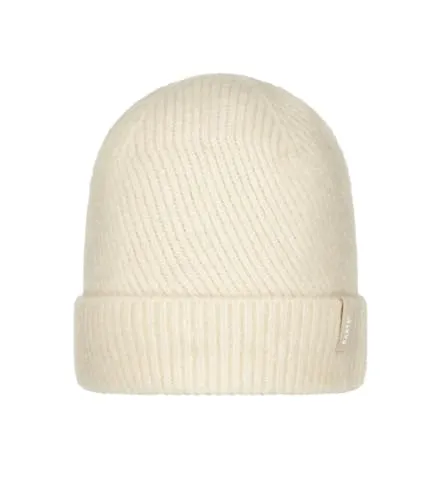 Barts Women's Kirinda Beanie - Beige Mütze in One Size - Stylische Beanie von Barts in Beige, One Size. Hergestellt aus 59% recyceltem Polyester, bietet sie Stretch und Komfort für den Alltag.