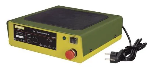 Proxxon CNC-Control-Unit CU4 - Zubehör für Elektrowerkzeug, leistungsstarke CNC-Steuerung für Dreh- und Fräsmaschinen mit bis zu vier Achsen, sofort einsatzbereit und kompatibel mit gängiger CNC-Software.