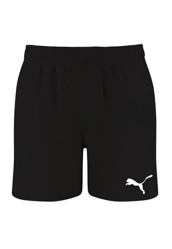 PUMA SWIM MEN MID SCHORTS L - Herren-Bademode in Schwarz, Größe L, aus 100% Polyester für hohen Tragekomfort und schnelle Trocknung, ideal für Schwimmbad und Strand.