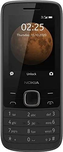 Nokia 225 Dual SIM 4G Telefon, Schwarz von Nokia