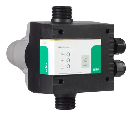Wilo Pumpensteuerung HiControl 1-EK 4190895 - Elektronisches Steuerungszubehör für Reinwasserpumpen, schützt vor niedrigem Volumenstrom und ermöglicht automatischen Betrieb. Einfache Montage und hohe Betriebssicherheit.