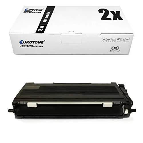 2X Eurotone Toner kompatibel für Brother DCP-L 2500 2520 2540 2560 2700 DW D CDW DN CDN, TN-2310