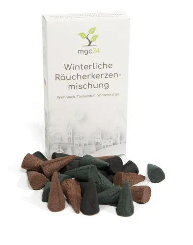 mgc24 Winterliche Räucherkerzenmischung 24 Stück
