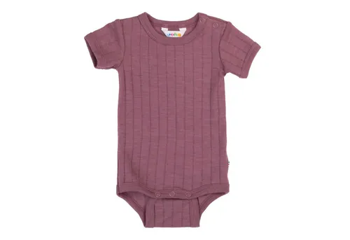 Joha Kid's Body S/S - Merinounterwäsche Gr. 80 in Lila - Praktischer Body für Babys mit Druckknopfleiste im Schritt. Ideal für den Alltag und aus hochwertigen Materialien gefertigt. Entdecken Sie weitere Joha Produkte im Bergfreunde.de Online-Shop!