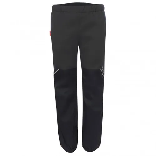 Trollkids Kids Lofoten Rain Pants 176, Black - Sportregenhosen für Jungen, wasserdicht und atmungsaktiv mit verstellbarem Bund und Reflektoren für mehr Sichtbarkeit.