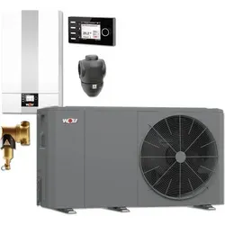 Wolf FHA-06/07 Luft/Wasser Wärmepumpe, Monoblock, BM-2, Schlammabscheider