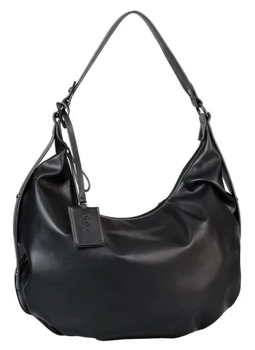 Gabor Floria_b Damen Schultertasche - Elegante Schwarz - Damen-Schultertasche aus Kunstleder, 34,5x12,5x31,5 cm, mit Reißverschluss. Ein elegantes Highlight der Gabor Kollektion für den perfekten Look in Herbst/Winter 2022.