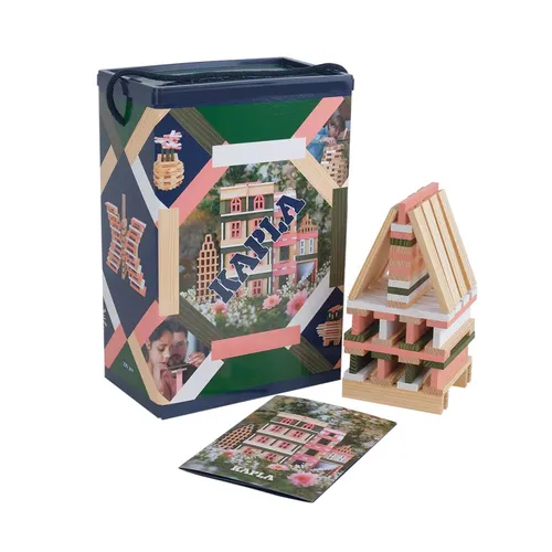 Spring Box 200 Planks - Gesellschaftsspiel mit 200 bunten Planken, ideal für kreative Bastelprojekte und fördert die Fantasie.