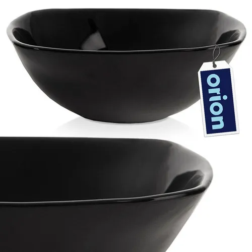 Schälchen Glasschale Schüssel Suppenschale  aus Glas schwarz LUNA 15 cm 450 ml