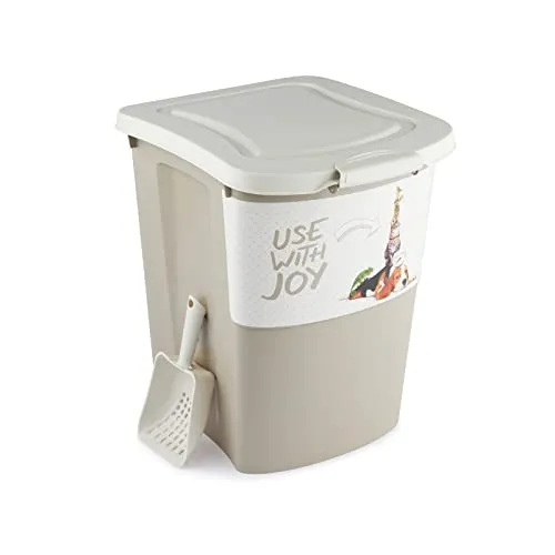 Rotho Tierfutterbehälter Archie 38 l mit Deckel von Rotho