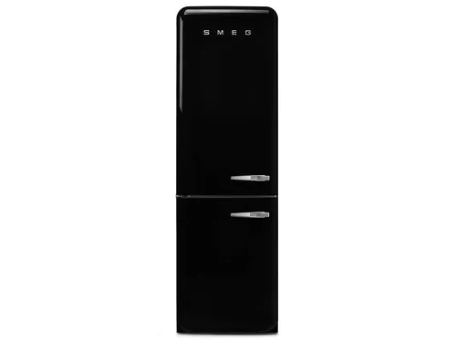 SMEG FAB32LBL5 Kühl-Gefrierkombination - 50's Style Kühl-Gefrierkombination mit Linksanschlag in Schwarz, energieeffizient und stilvoll für jede moderne Küche.