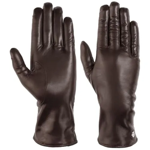 Roeckl Edelklassiker Damenhandschuhe aus Leder - Winterhandschuhe mit Futter - Elegante Nappalederhandschuhe mit warmem Futter aus 90% Wolle, ideal für kalte Herbst- und Wintertage. Hoher Tragekomfort und stilvolles Design.