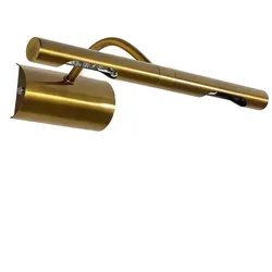 Elegante Bilderleuchte aus Metall in Messing Antik - Bildbeleuchtung mit klassischem Design, ideal zur stilvollen Ausleuchtung von Bildern und Spiegeln. Flexibel mit 2x G9 Leuchtmitteln, perfekt für Wohnzimmer, Flur und Bad.