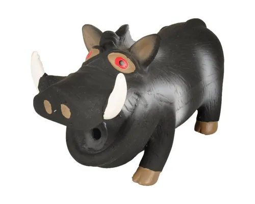 Flamingo Tierquietschie Hundespielzeug Latex Wildschwein von Flamingo