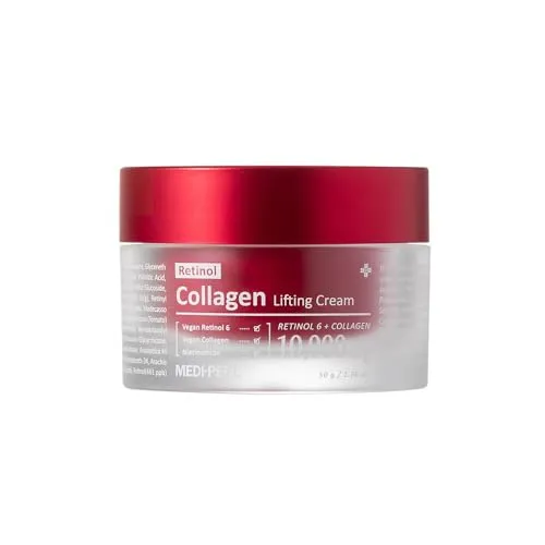 MEDI-PEEL Retinol Collagen Lifting Cream - Anti-Aging-Formel - Tagespflege mit Retinol und Kollagen für straffere Haut und reduzierte Falten. Ideal für eine jugendliche Ausstrahlung.