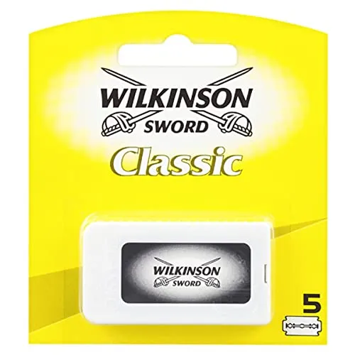 Wilkinson Classic Sword Double Edge Razor Blades (Pack of 5) (Rasiermesser)