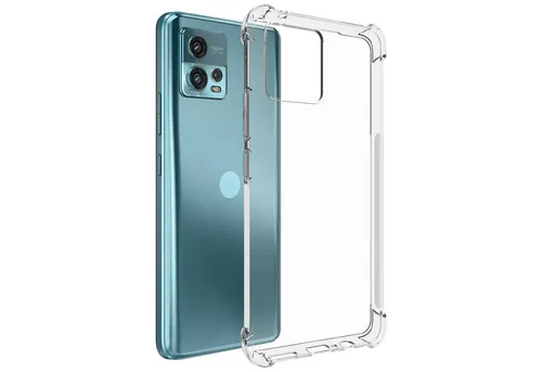 mtb more energy Smartphone-Hülle Clear Armor Case für Motorola Moto G72 (6.55), Transparente TPU Schutzhülle Case Backcover mit Anti-Shock Verstärkung