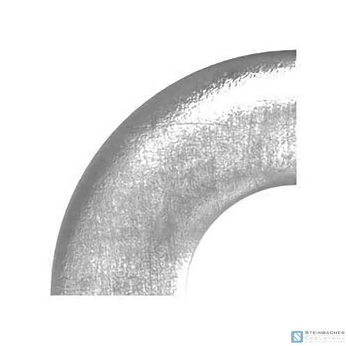 Edelstahl Schweißbogen 90°, 21,3x2,0mm, ungeschliffen, V2A | STEINBACHER©
